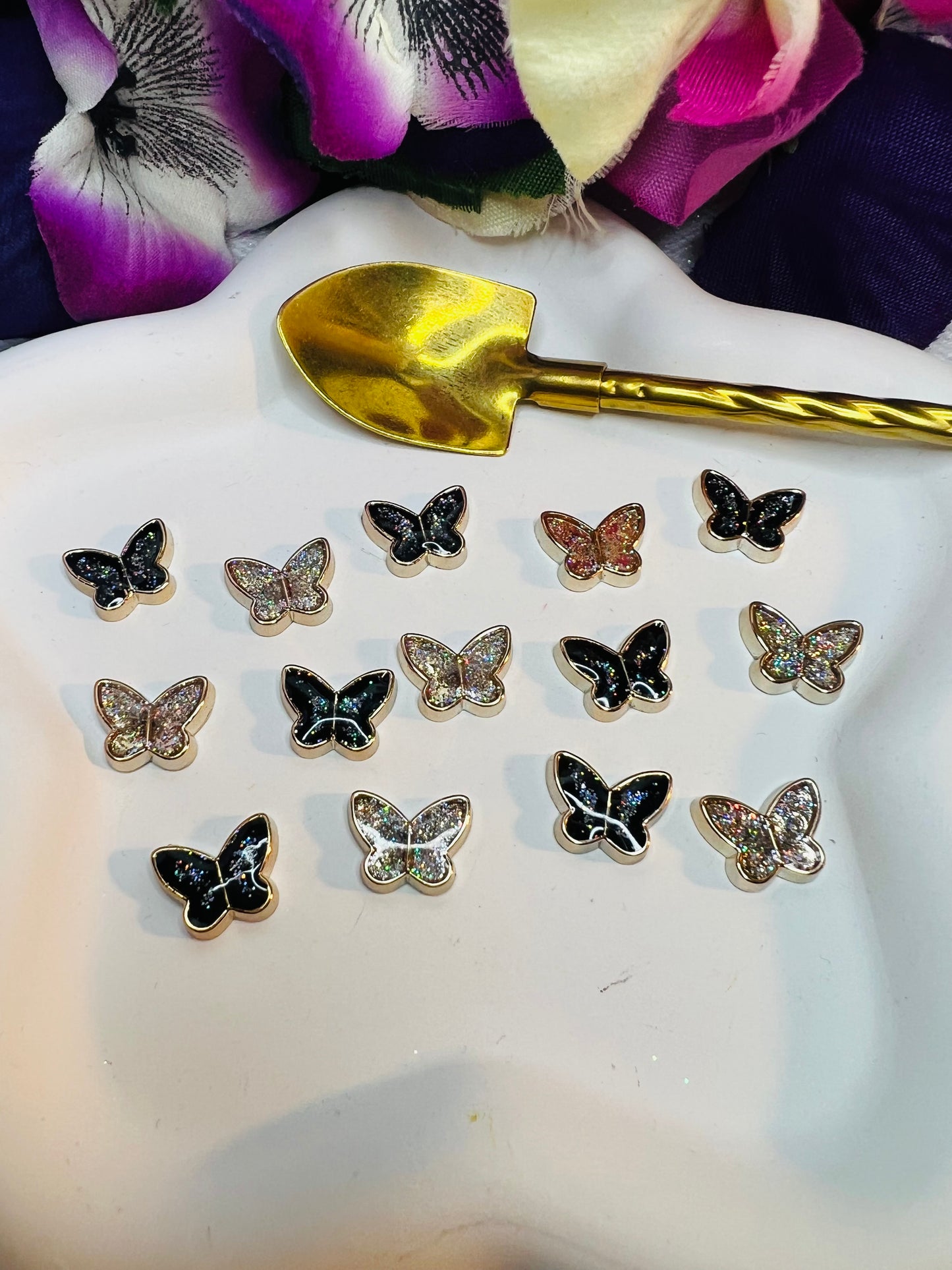 Acrylic sparkling butterfly