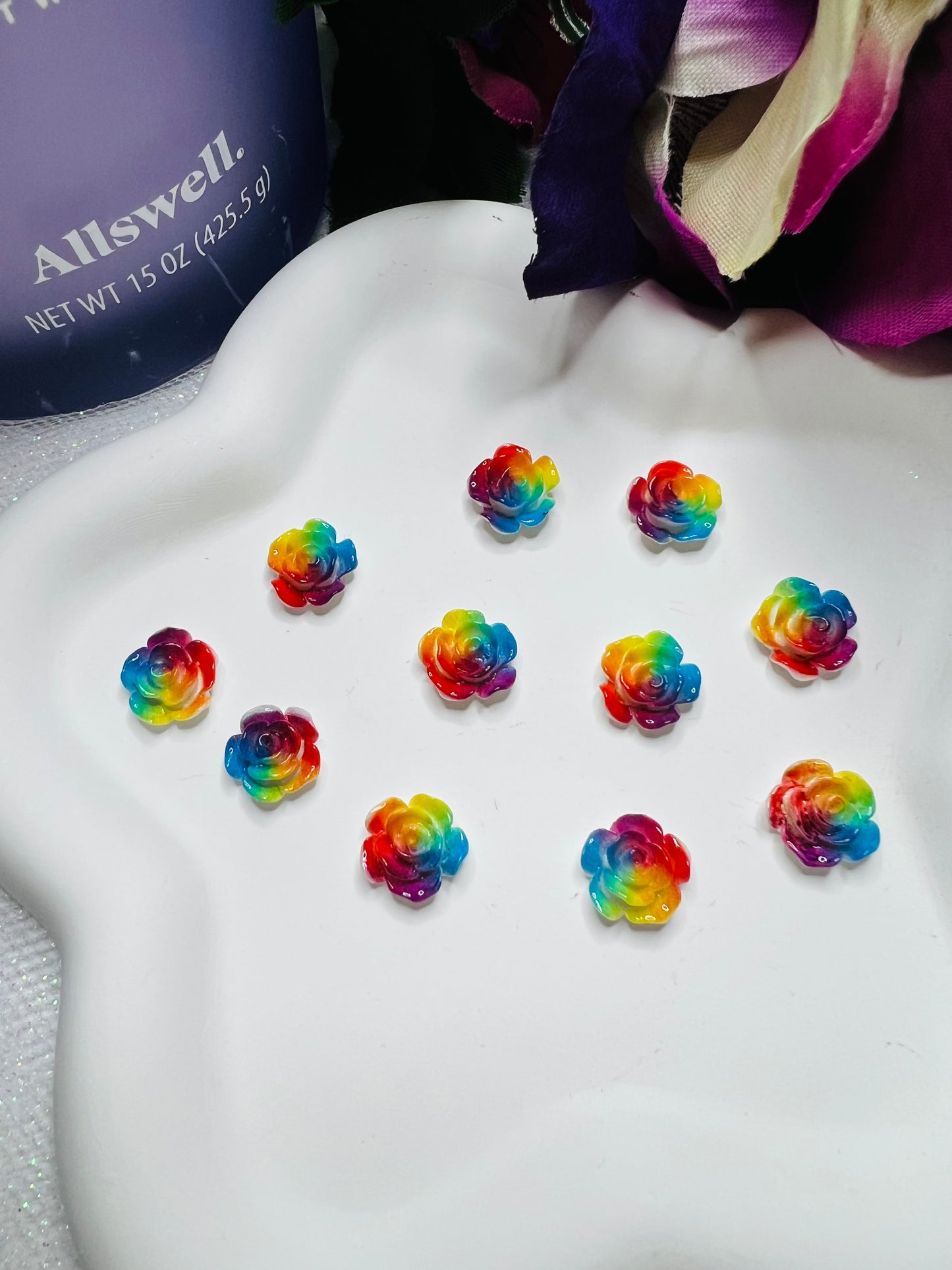 Rainbow roses